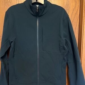 Mens Lululemon dark blue light knit jacket small